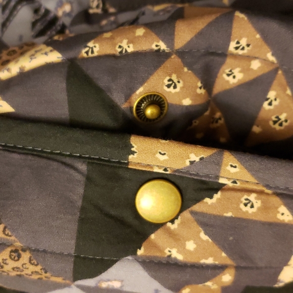 Universal Thread Blue Patterned Woven Quilted Jacket Size XXL - Picture 7 of 9